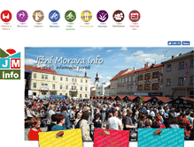 Tablet Screenshot of jiznimorava-info.cz